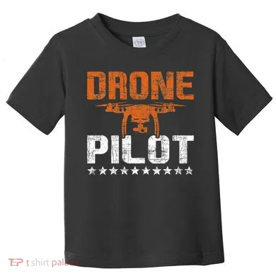 Drone Pilot Rc Flight Operator Quadcopter Flying Expert Toddler T-Shirt