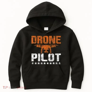 Drone Pilot Rc Flight Operator Quadcopter Flying Expert Kids Hoodie