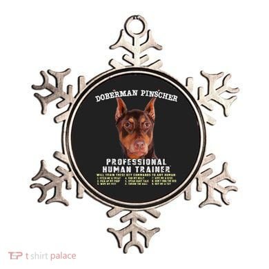 Doberman Pinscher Red Professional Human Trainer Cute Dog Ornament