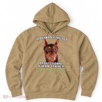 Doberman Pinscher Red Professional Human Trainer Cute Dog Hoodie thumb 0