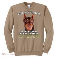 Doberman Pinscher Red Professional Human Trainer Cute Dog Sweatshirt thumb 0