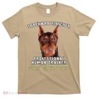 Doberman Pinscher Red Professional Human Trainer Cute Dog T-Shirt thumb 0