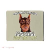 Doberman Pinscher Red Professional Human Trainer Cute Dog Mousepad thumb 0
