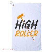 Decorator Paint Roller High Roller Funny House Painter Golf Towel thumb 0
