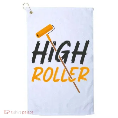 Decorator Paint Roller High Roller Funny House Painter Golf Towel