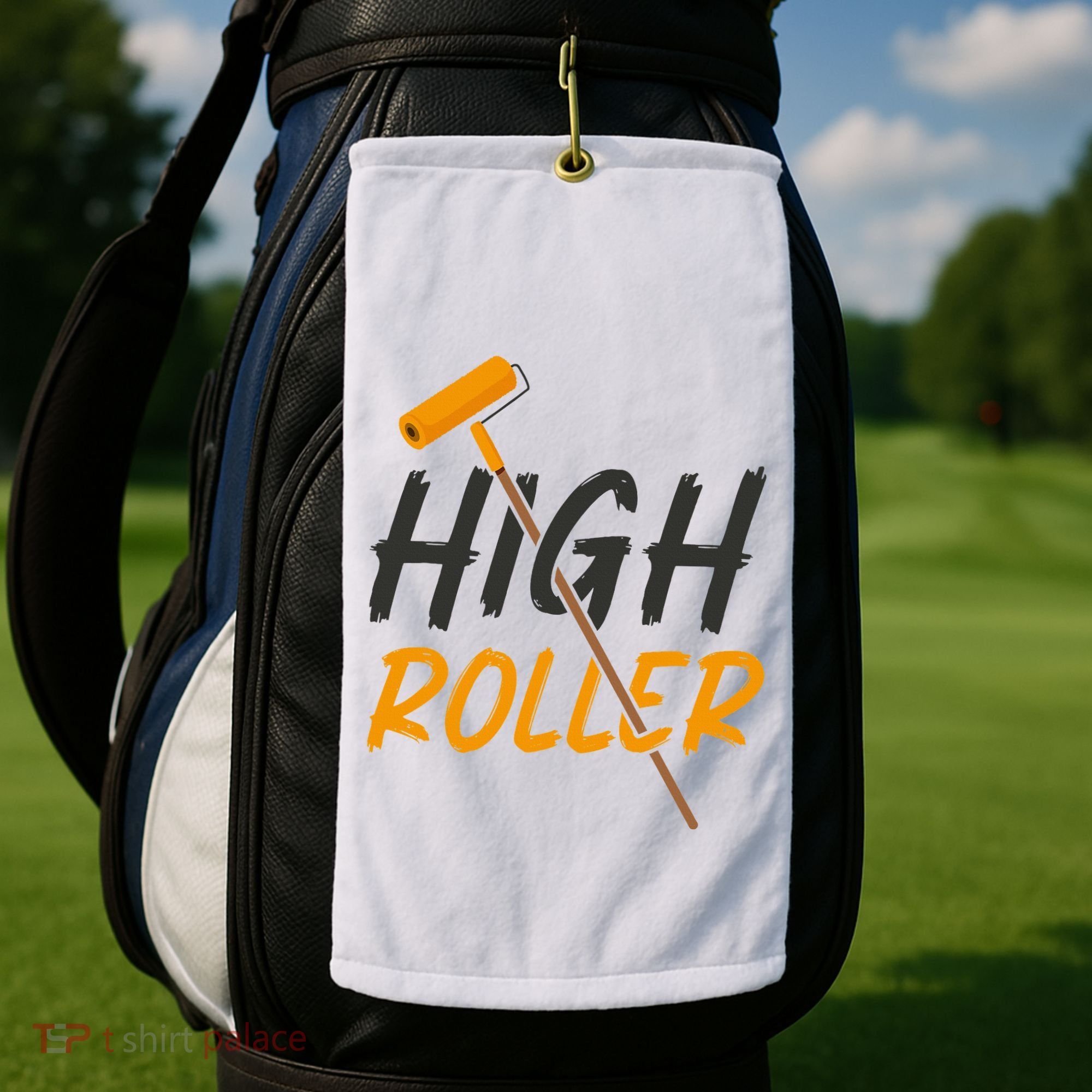 Decorator Paint Roller High Roller Funny House Painter Golf Towel