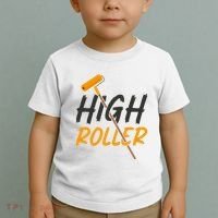 Decorator Paint Roller High Roller Funny House Painter Toddler T-Shirt thumb 2