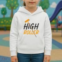 Decorator Paint Roller High Roller Funny House Painter Kids Hoodie thumb 3