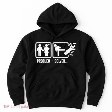 Divorce Problem Solved Funny Break Up Hoodie