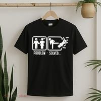 Divorce Problem Solved Funny Break Up T-Shirt thumb 2