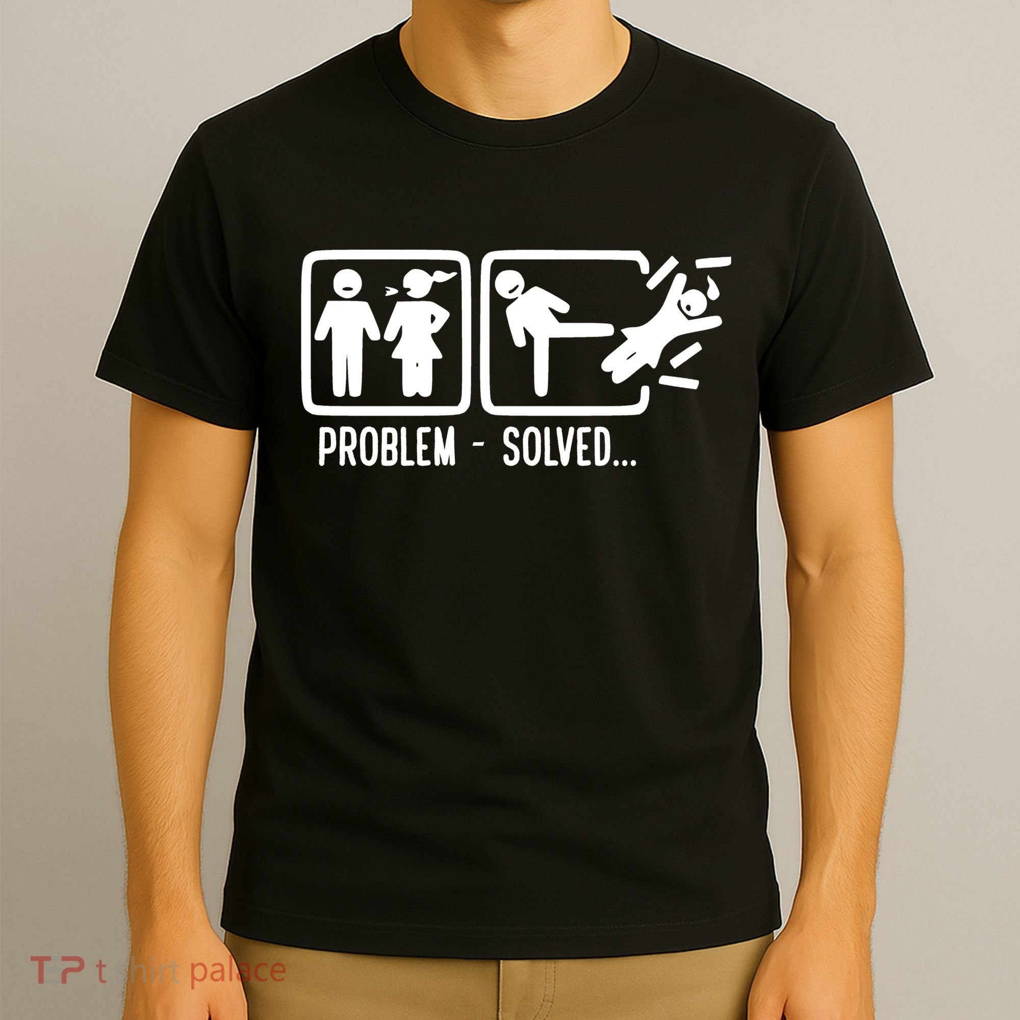 Divorce Problem Solved Funny Break Up T-Shirt