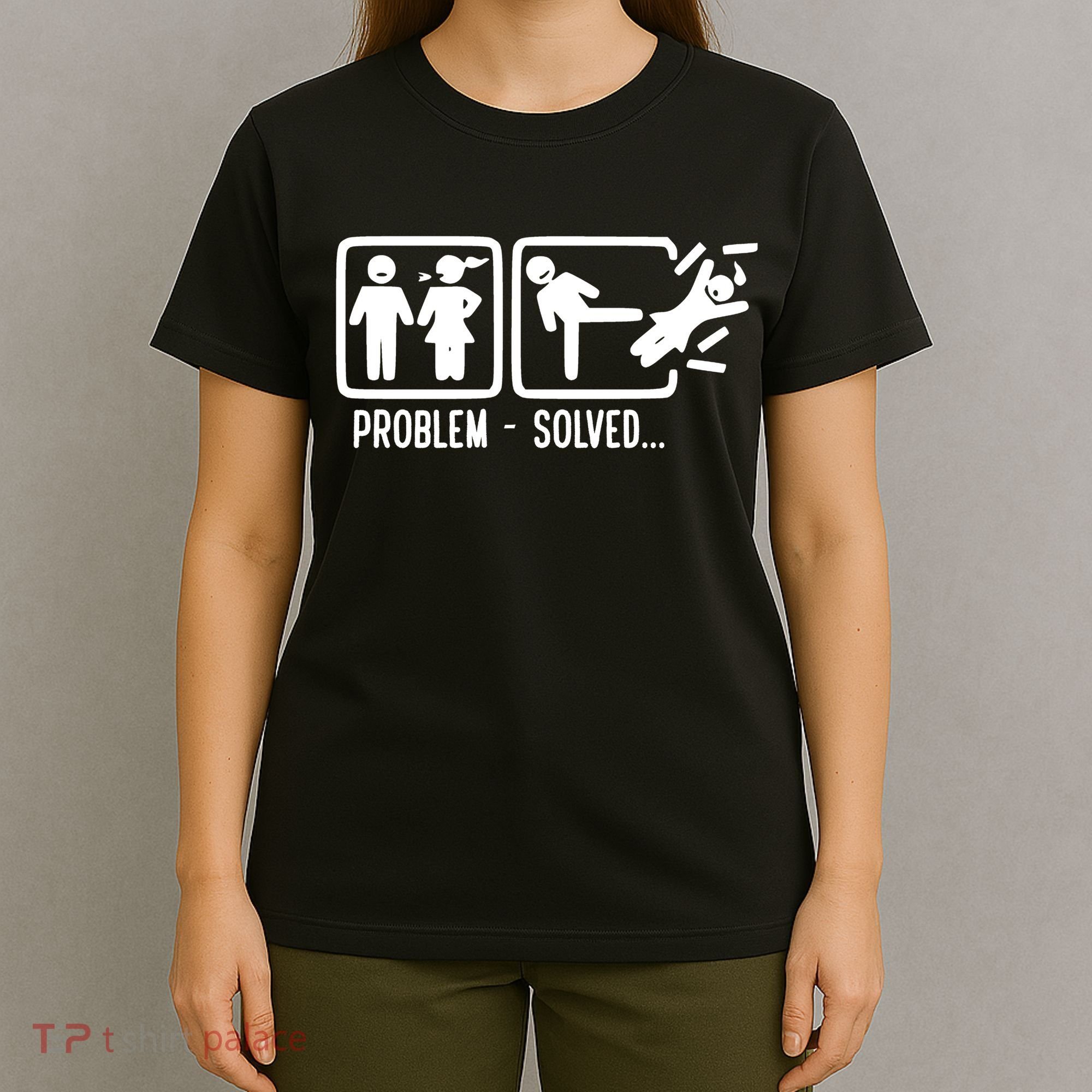 Divorce Problem Solved Funny Break Up T-Shirt