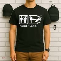 Divorce Problem Solved Funny Break Up T-Shirt thumb 6