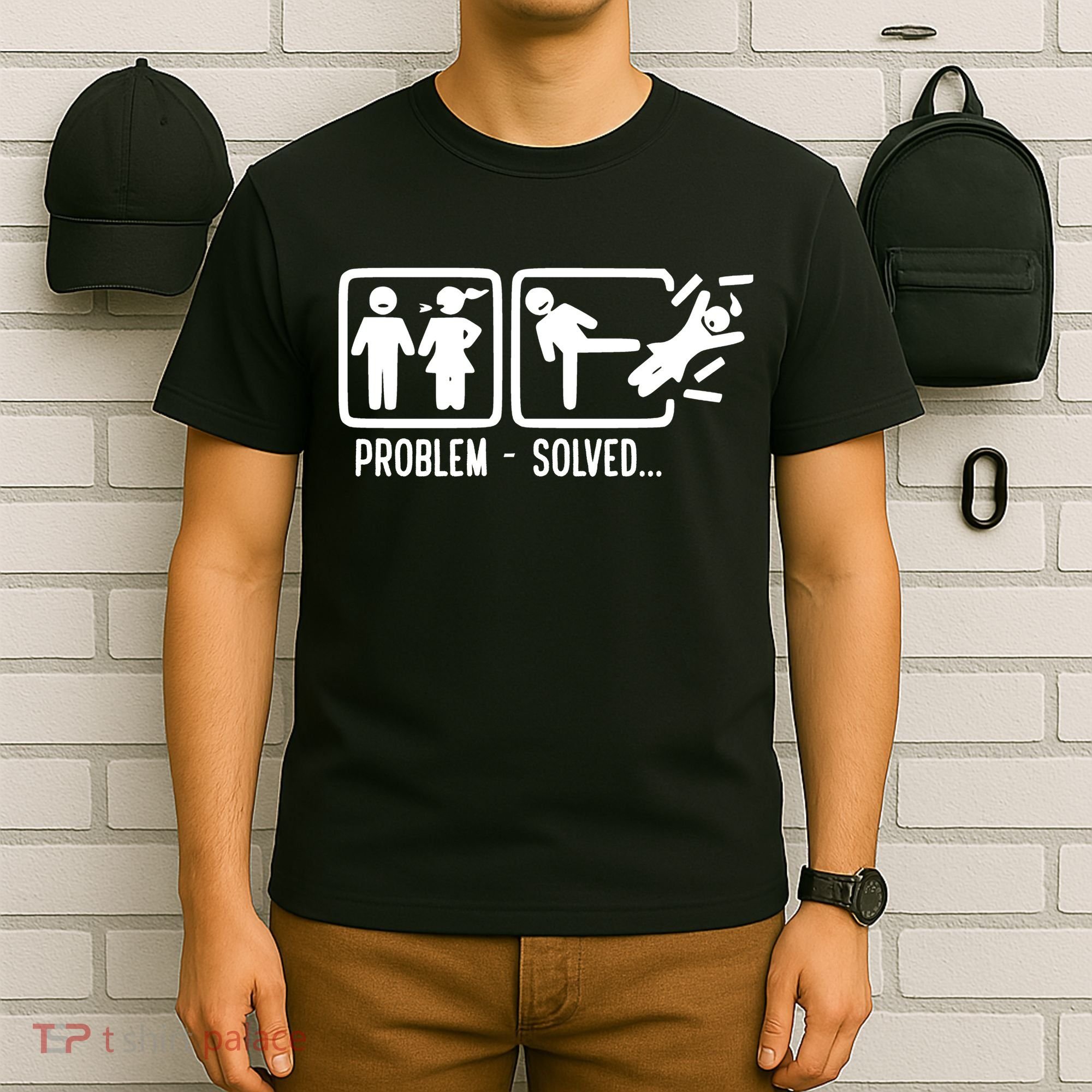 Divorce Problem Solved Funny Break Up T-Shirt