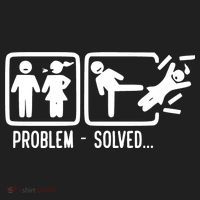 Divorce Problem Solved Funny Break Up Beanie thumb 2