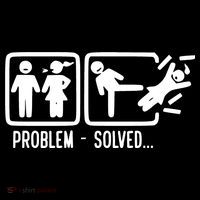 Divorce Problem Solved Funny Break Up Pajama Set thumb 2