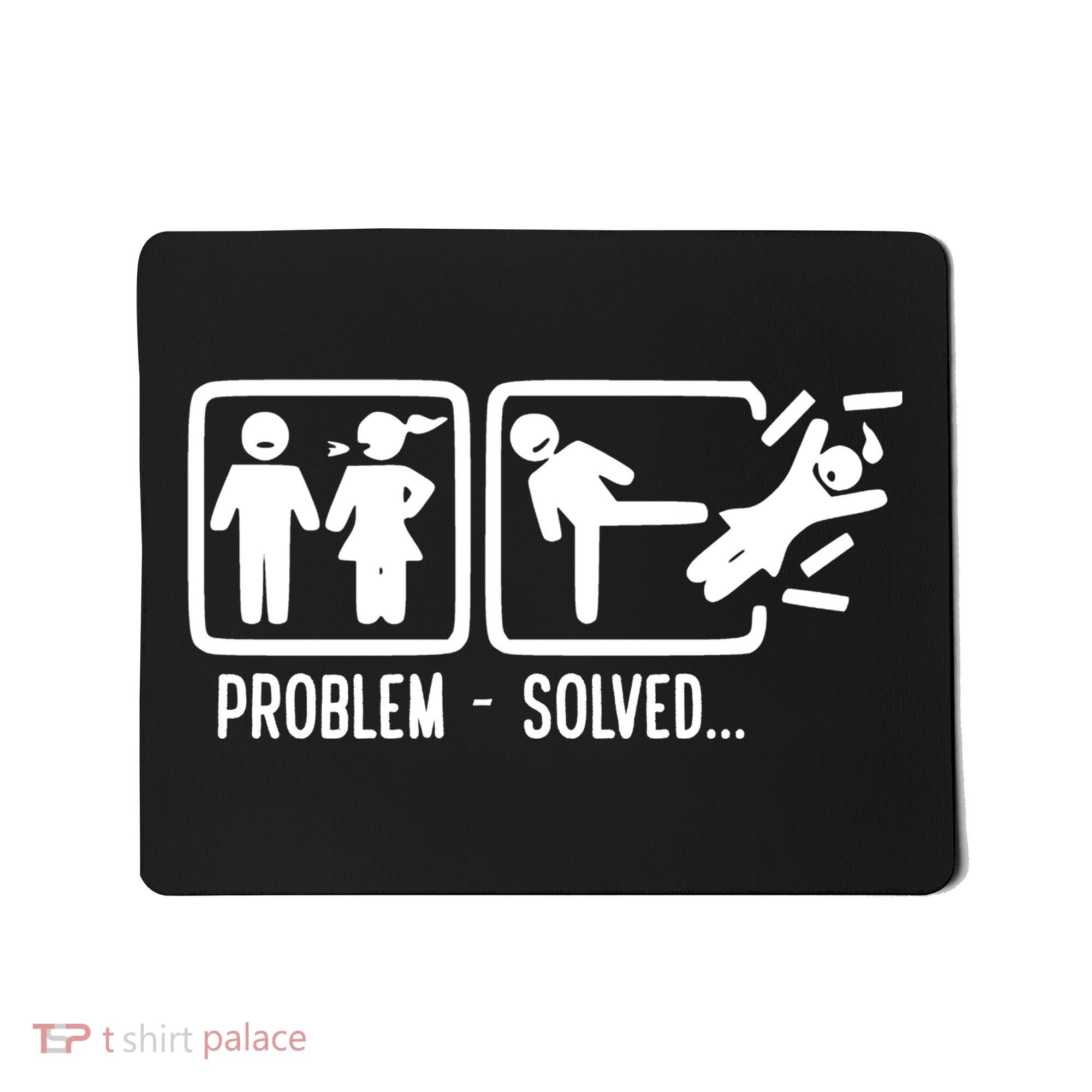 Divorce Problem Solved Funny Break Up Mousepad