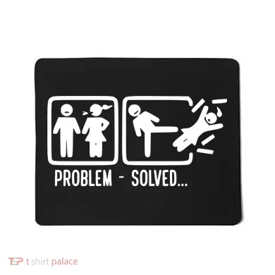 Divorce Problem Solved Funny Break Up Mousepad