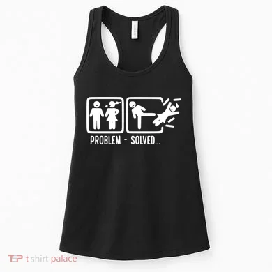 Divorce Problem Solved Funny Break Up Women's Tank Top