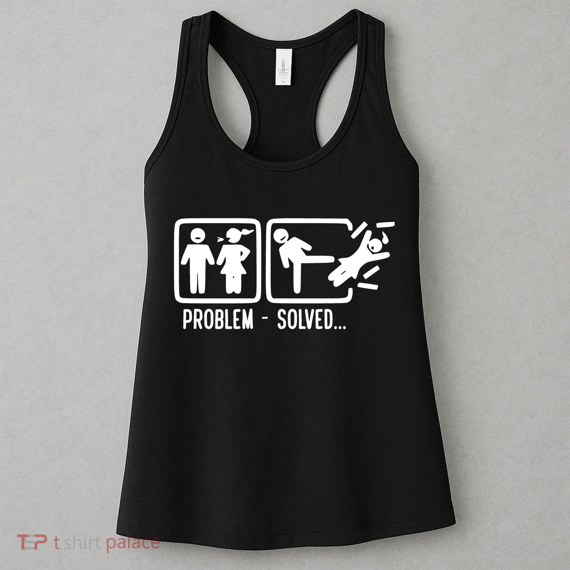 Divorce Problem Solved Funny Break Up Women's Tank Top