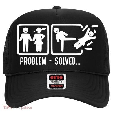 Divorce Problem Solved Funny Break Up Hat