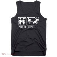 Divorce Problem Solved Funny Break Up Tank Top thumb 0