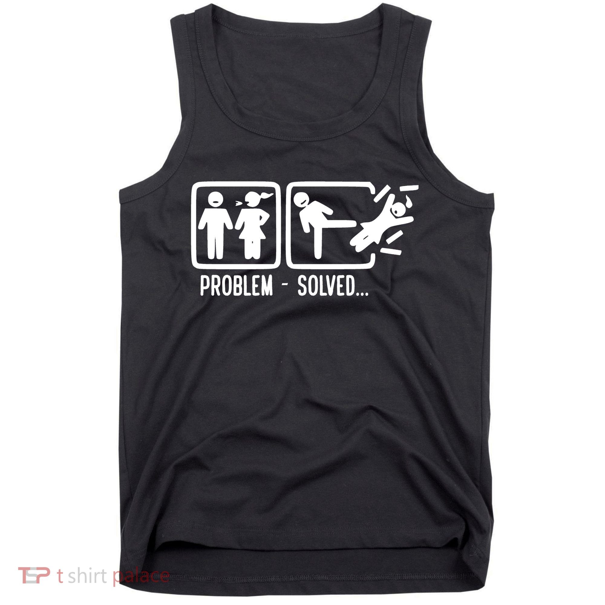 Divorce Problem Solved Funny Break Up Tank Top