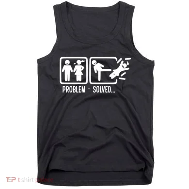 Divorce Problem Solved Funny Break Up Tank Top