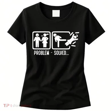 Divorce Problem Solved Funny Break Up Women's T-Shirt