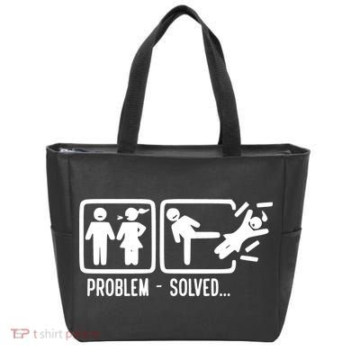 Divorce Problem Solved Funny Break Up Tote Bag