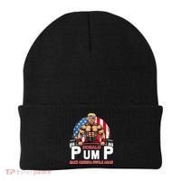 Donald Pump Swole America Again Gym Fitness Beanie thumb 0