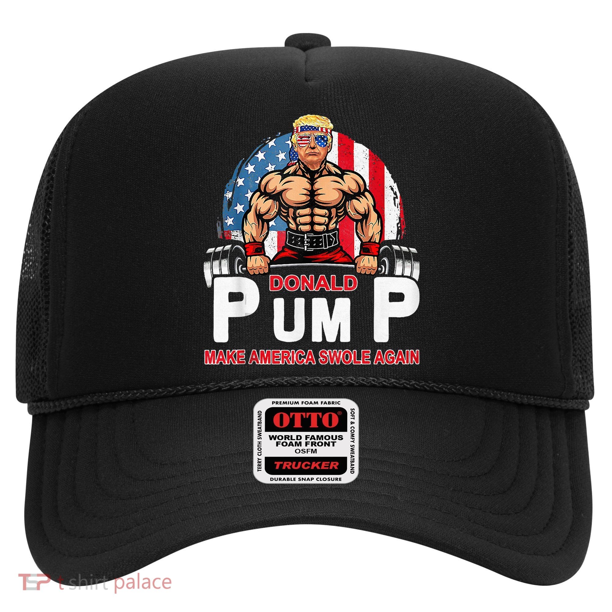 Donald Pump Swole America Again Gym Fitness Hat