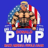 Donald Pump Swole America Again Gym Fitness Women's Tank Top thumb 5