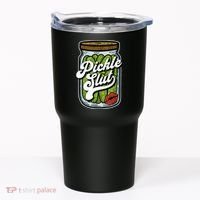 Dill Pickle Slut Funny Rude Humor Pickle Lover Jar Retro Tumbler thumb 0