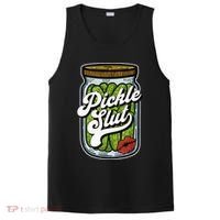 Dill Pickle Slut Funny Rude Humor Pickle Lover Jar Retro PosiCharge Competitor Tank thumb 0