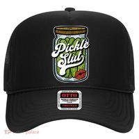 Dill Pickle Slut Funny Rude Humor Pickle Lover Jar Retro Hat thumb 0