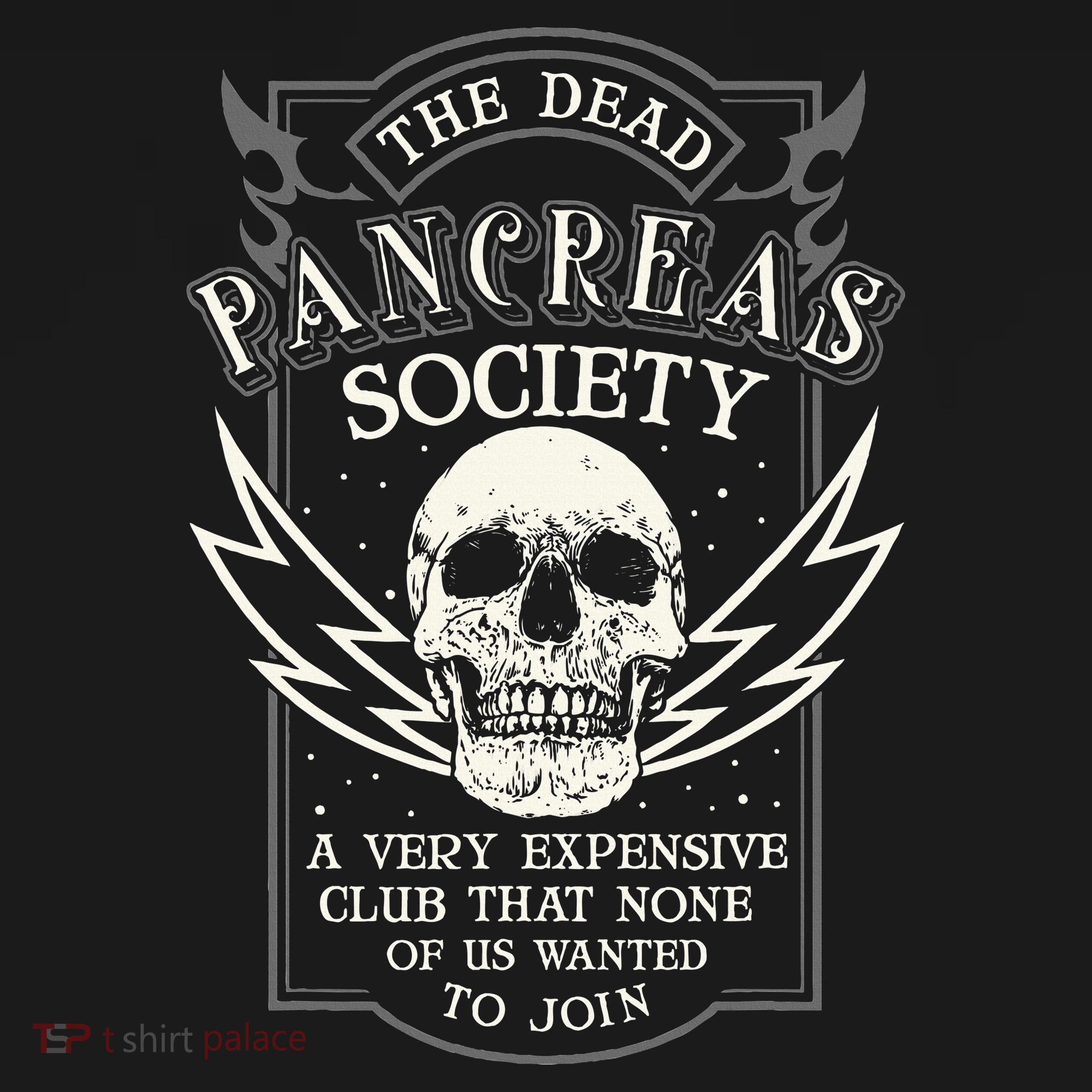 Dead Pancreas Society Type 1 Diabetes T1d Diabetic Awareness T-Shirt