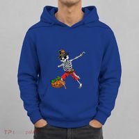 Dabbing Pilgrim Skeleton Pirate Thanksgiving Funny Gift Hoodie thumb 0