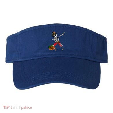 Dabbing Pilgrim Skeleton Pirate Thanksgiving Funny Gift Visor