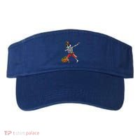 Dabbing Pilgrim Skeleton Pirate Thanksgiving Funny Gift Visor thumb 0