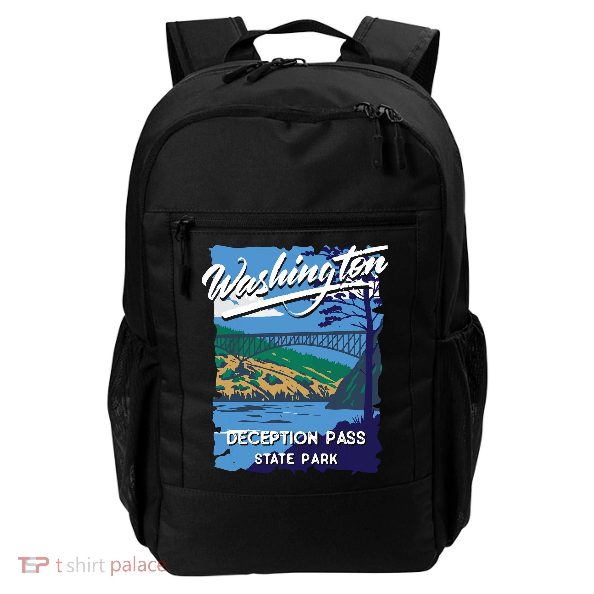 Deception Pass State Park Washington Evergreen State Camping Backpack