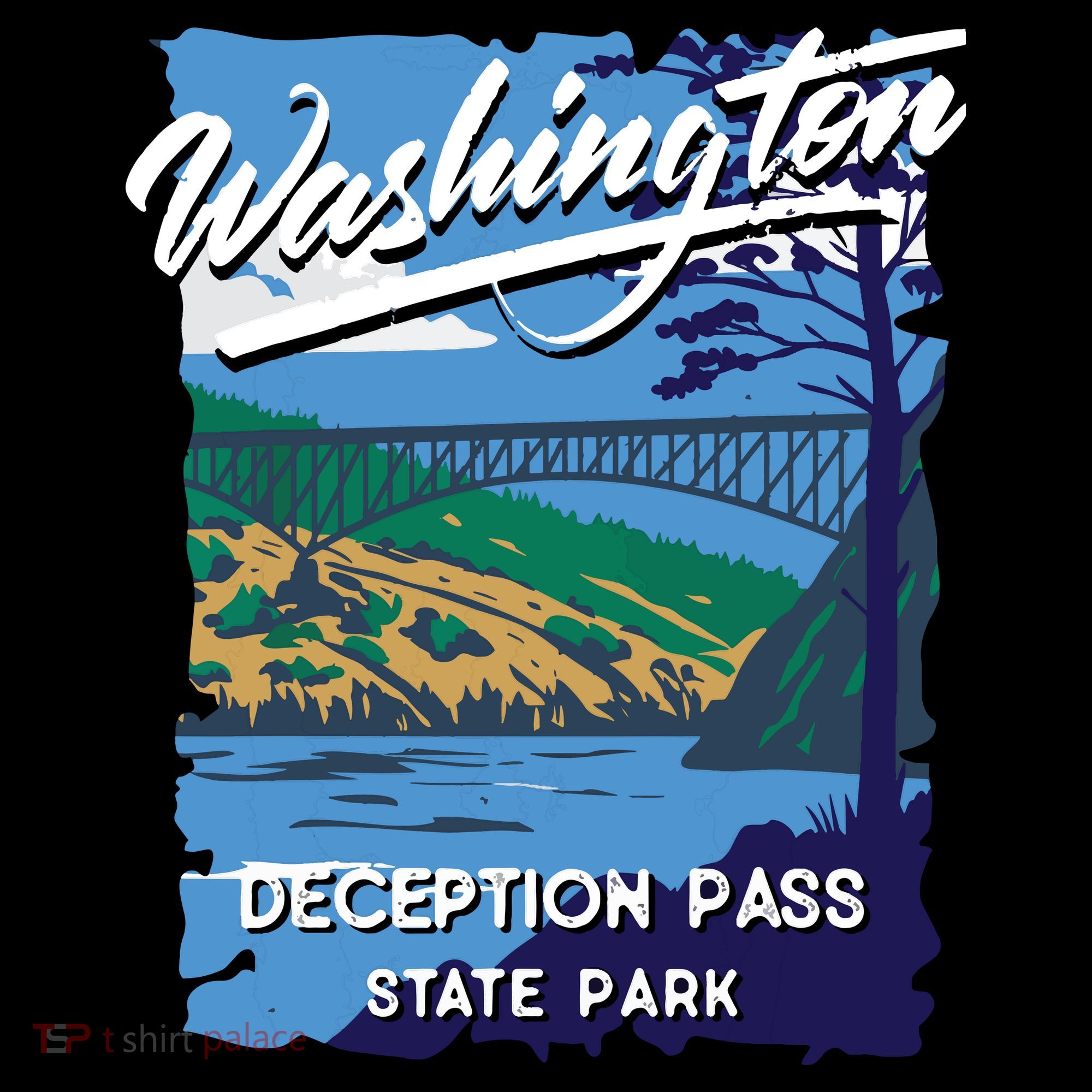 Deception Pass State Park Washington Evergreen State Camping Backpack