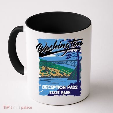 Deception Pass State Park Washington Evergreen State Camping Coffee Mug