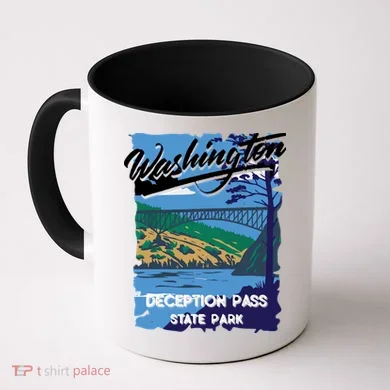 Deception Pass State Park Washington Evergreen State Camping Coffee Mug