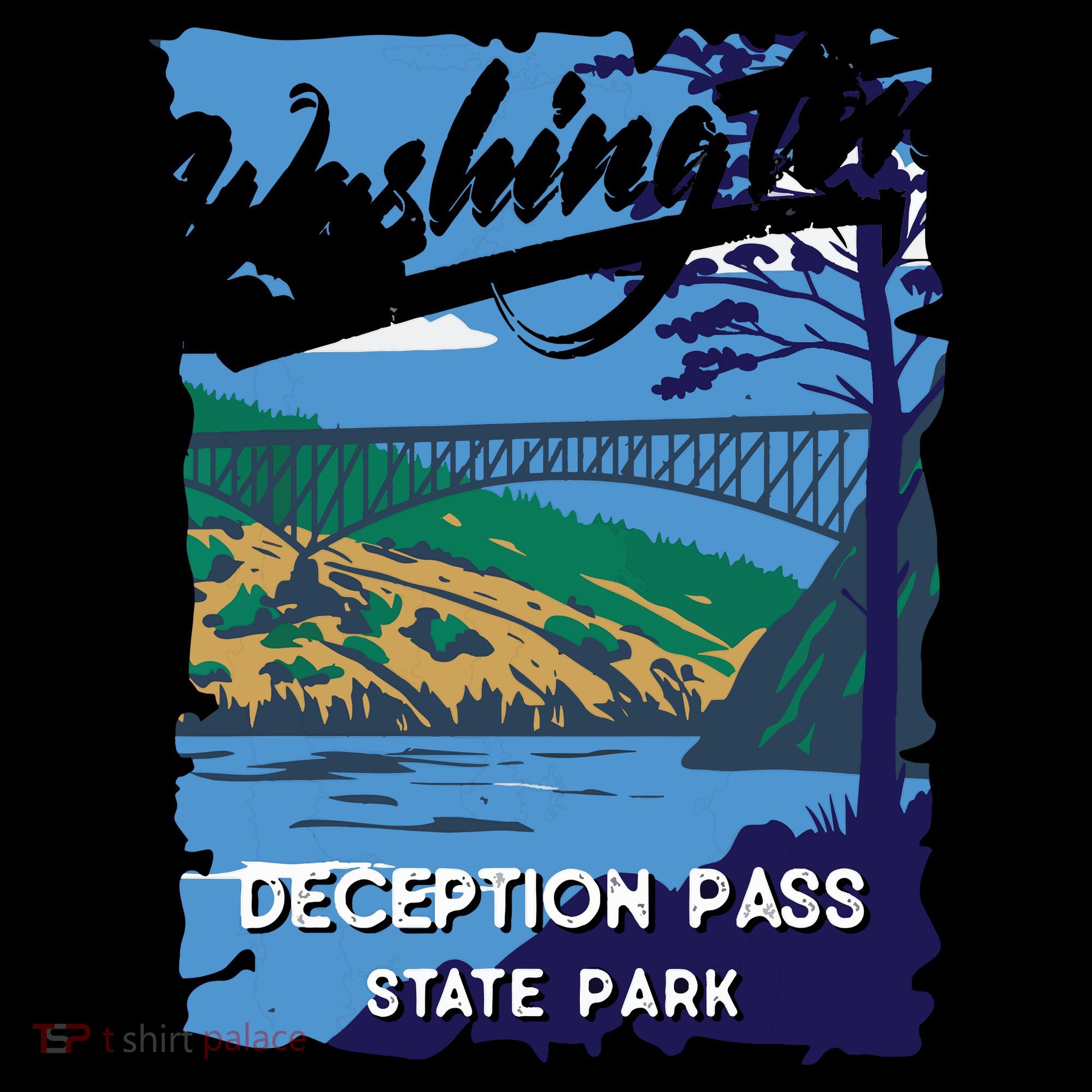 Deception Pass State Park Washington Evergreen State Camping Coffee Mug