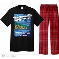 Deception Pass State Park Washington Evergreen State Camping Pajama Set thumb 0