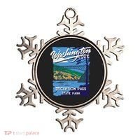 Deception Pass State Park Washington Evergreen State Camping Ornament thumb 0