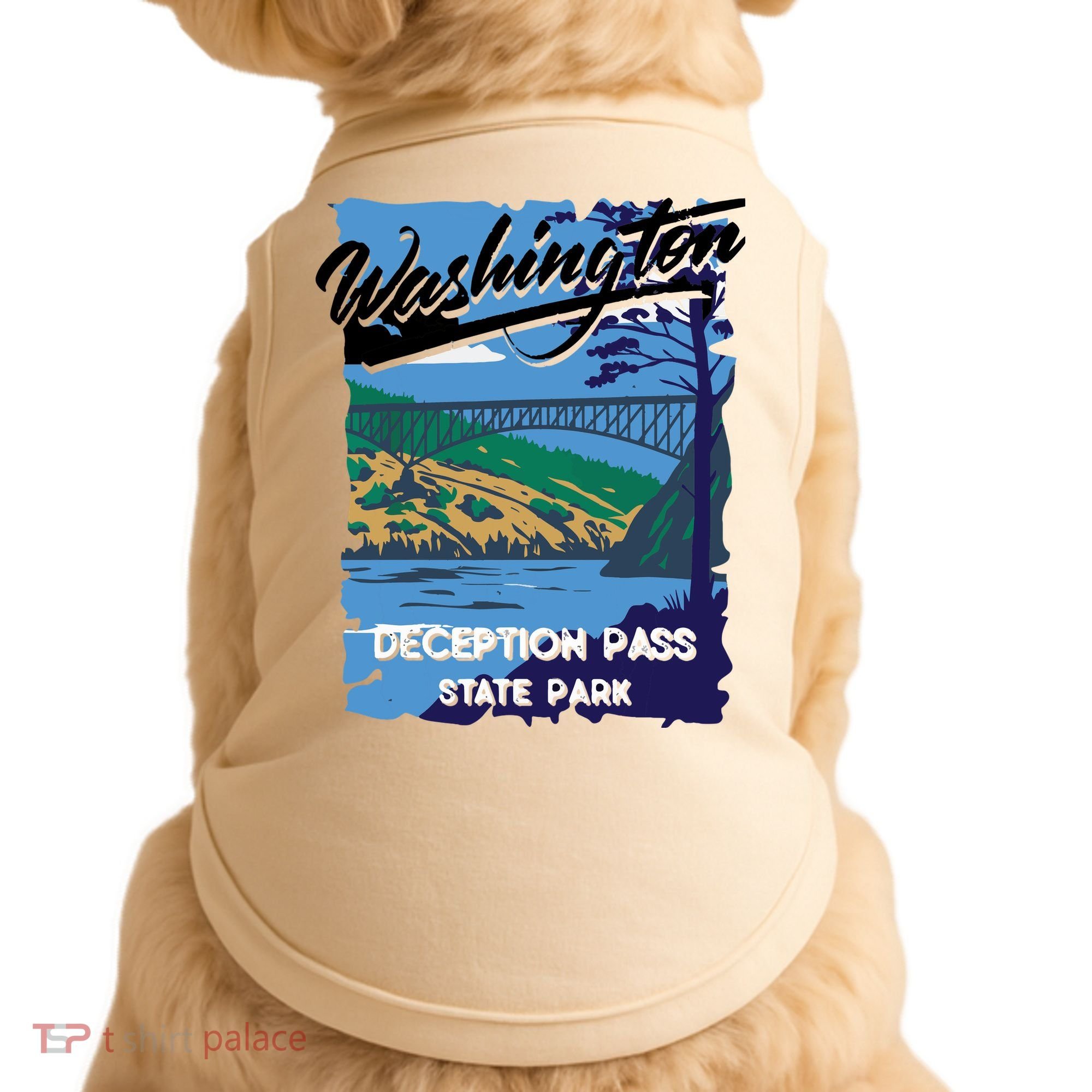 Deception Pass State Park Washington Evergreen State Camping Doggie Tank