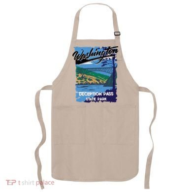 Deception Pass State Park Washington Evergreen State Camping Apron