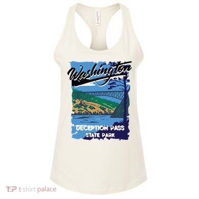 Deception Pass State Park Washington Evergreen State Camping Women's Tank Top